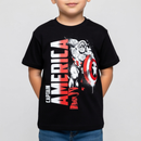 Captain America Black Tee JC