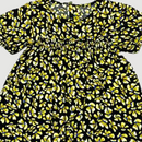 Yellow Flower Black Frock