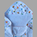 Multi Colors Fishes in White Fleece 8 Pcs