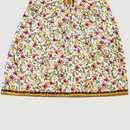 Multi Colors Flowers Off White Shirt