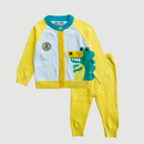 Alligator in Yellow & Teal