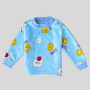 Bear with Apple in Sky Blue FR