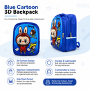 Blue Cartoon 3D Backpack
