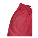 Maroon Cotton Short