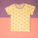 Mauve Flowers 1 in Off White JC