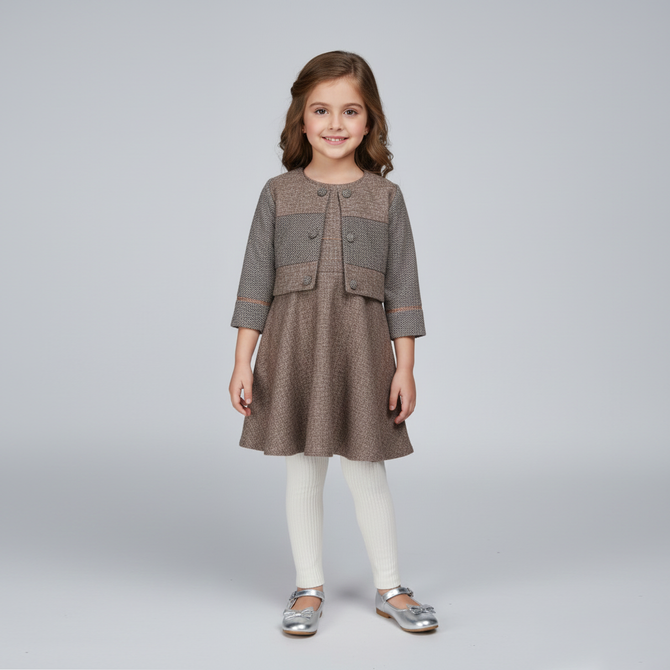 Winter Woolen Princess Frock