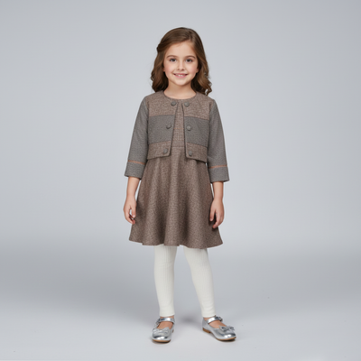 Winter Woolen Princess Frock