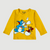Tom & Jerry Bubbles Yellow Full Sleeves Tee & Pajama Set