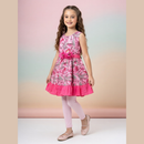 Pink Petal Frock Set