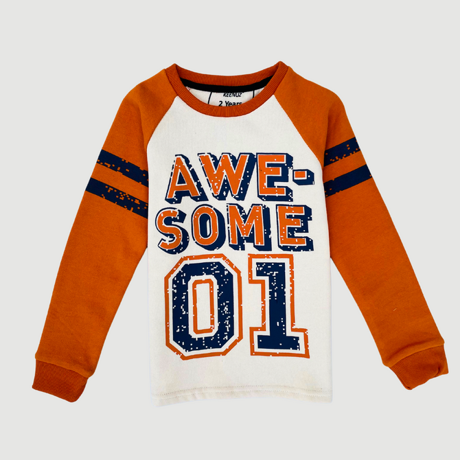 Awesome 01 in Off White & Brown