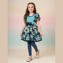 Emerald Bloom Frock Set