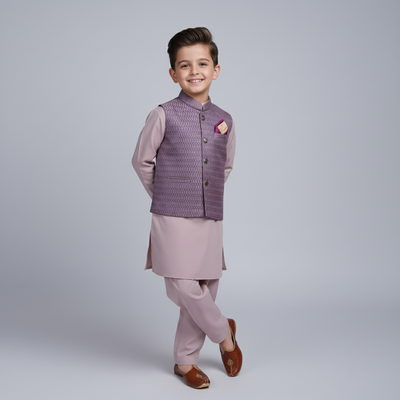 Lavender Majesty Jamawar Set
