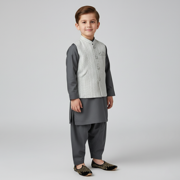 Little Nawab Jamawar Suit