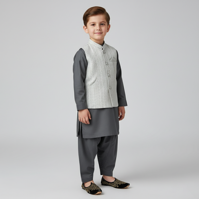 Little Nawab Jamawar Suit