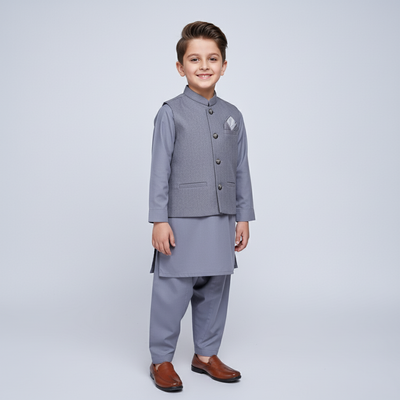 Little Prince Classic Grey Suit