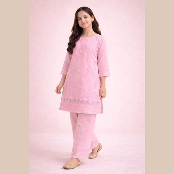 Blush Charm Lawn Set