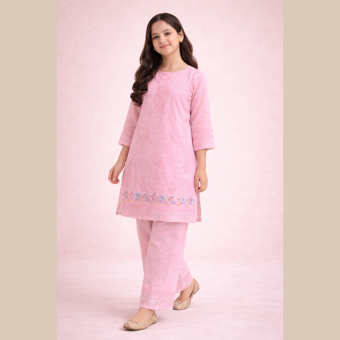 Blush Charm Lawn Set