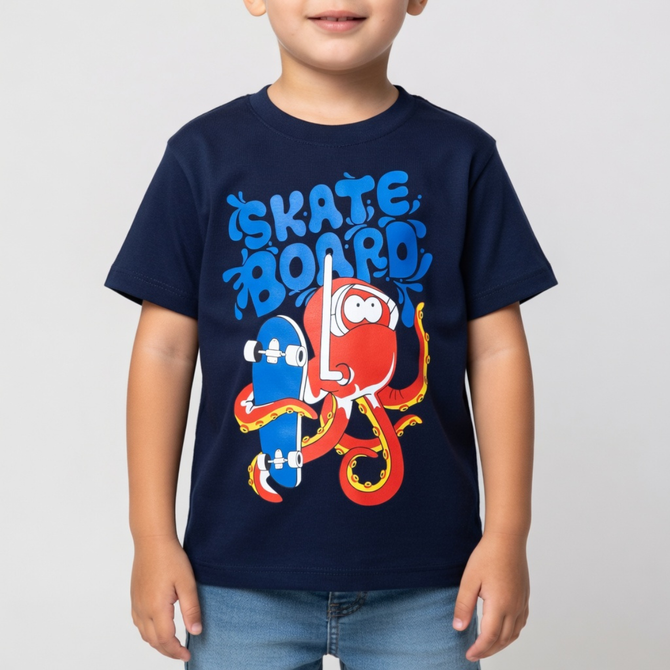 Octopus Skate Board Tee JC