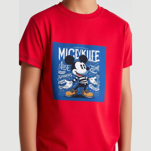 Mickey Classic Red Tee