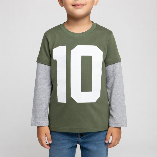 Num 10 Full Sleeves Tee