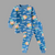 Happy Bears in Dark Blue Fleece Full Sleeves Shirt & Pajama Set