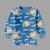 Happy Bears in Dark Blue Fleece Full Sleeves Shirt & Pajama Set