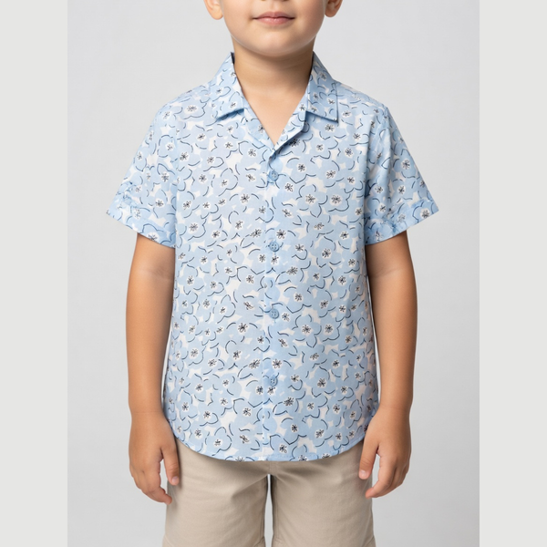 Sky Floral Breeze Shirt