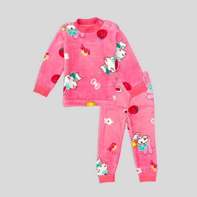 Bunny Heart & Strawberry in Pink FR