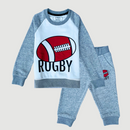 Rugby Full Sleeves Shirt & Pajama Set