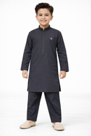 Charcoal Crown Kameez Shalwar