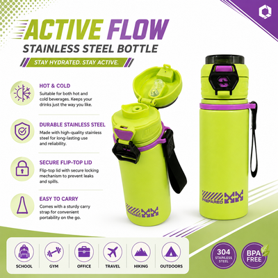 ActiveFlow Stainless Steel Bottle