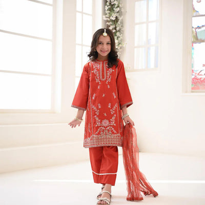 Embroidered Elegance Lawn 08