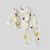 Bear with Apple in Lemon Yellow Soft Rabbit Fur Full Sleeves Shirt & Pajama Set