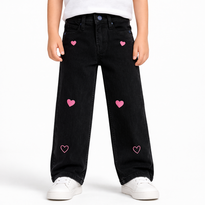 Sweet Heart Black Jeans