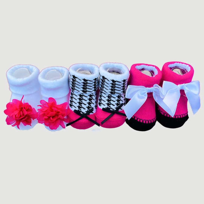 Booties Sockes G4 Pack of 3