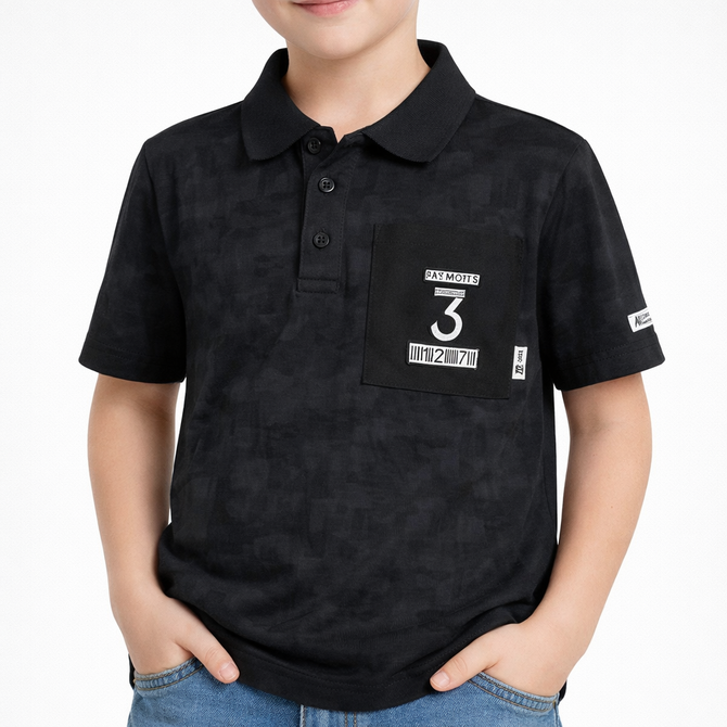 Urban Black Polo