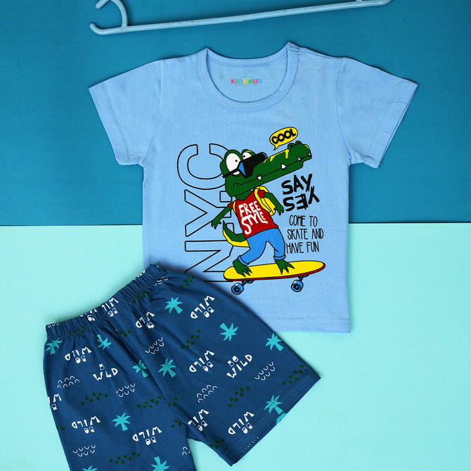 Cool Crocodile in Blue JC