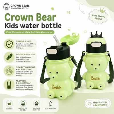 Crown Bear Kids Bottle