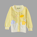 Cute Duck in Yellow Wool Sweater Suit, Imported Luxury