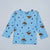 My Weekend Bear in Blue Full Sleeves Tee & Pajama Set