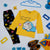 Doraemon Wants To Be Fat & Quiet in Yellow Full Sleeves Tee & Pajama Set