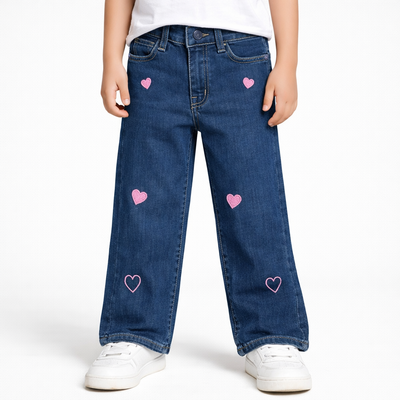 Sweet Heart Blue Denim Jeans