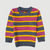 Gray, Pink & Yellow Stripped 4 Sweater