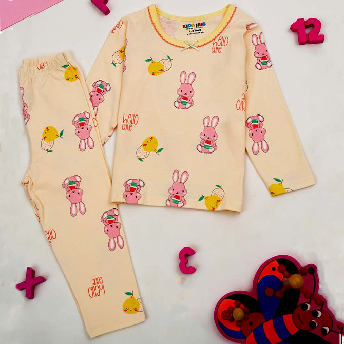 Hello Bunny in Off White JC