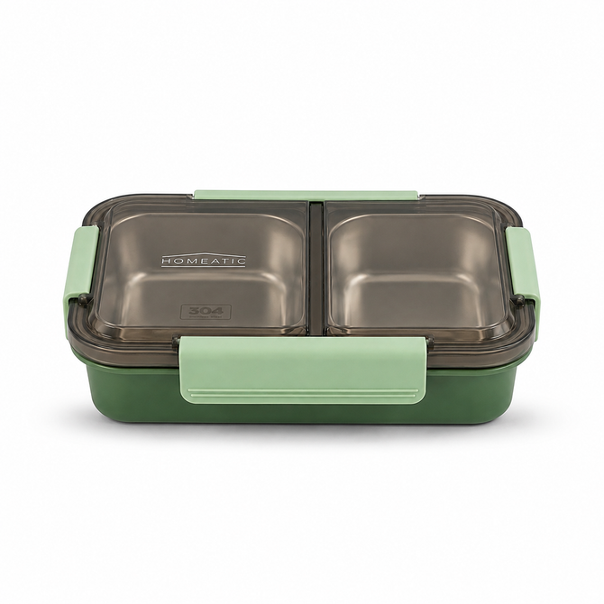 Homeatic 304 Steel Bento Box