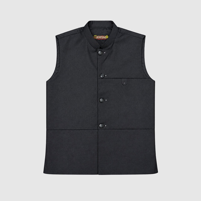 Royal Black Waistcoat