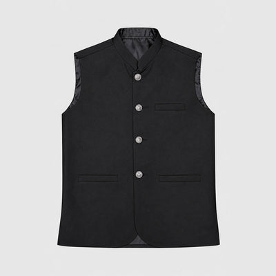 Black Elegance Waistcoat