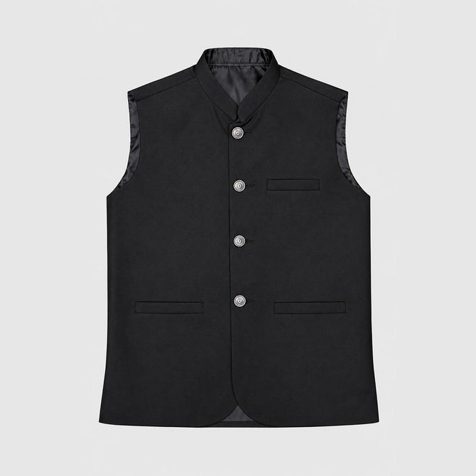Black Elegance Waistcoat