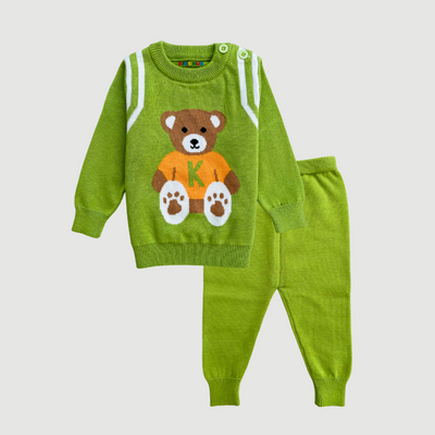 K Teddy Bear in Green