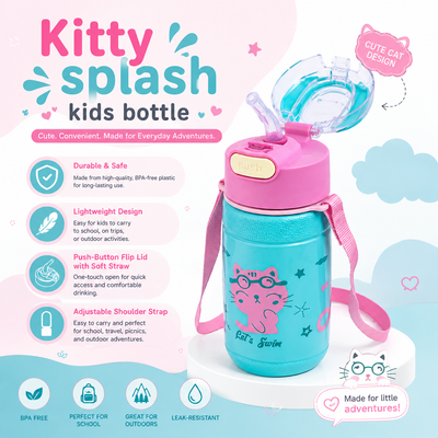 Kitty Splash Kids Bottle